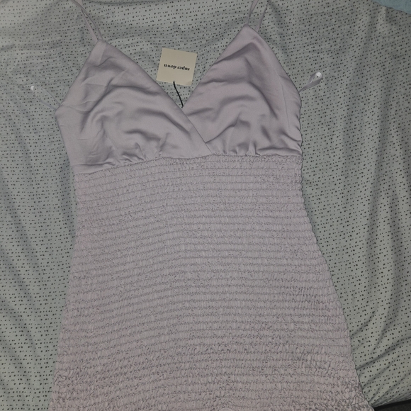 Superdown Lavender Textured Short Dress - Picture 1 of 3